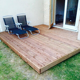 Raised decking